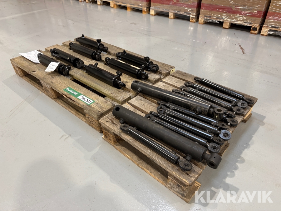 Diverse Hydraulikstempler - 19 stk