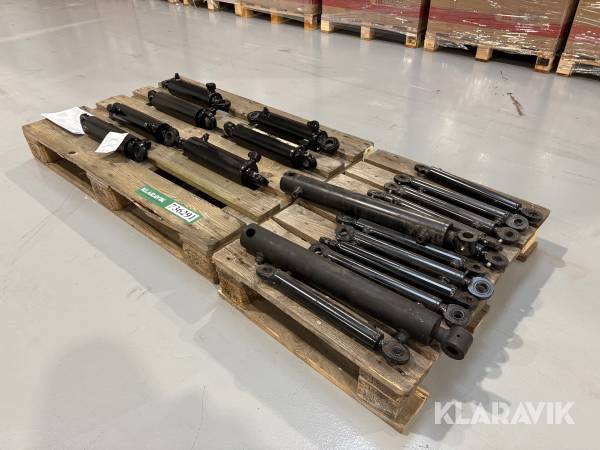 Diverse Hydraulikstempler - 19 stk