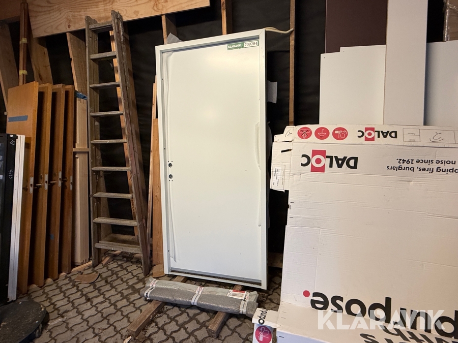 Dør med stålkarm Daloc