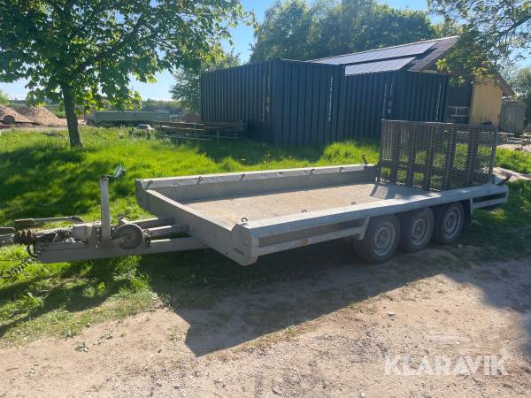Maskintrailer Hulco 3500 kg