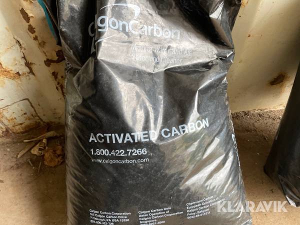 Activated Carbon Calgon Carbon Små piller 12 poser 80 kg