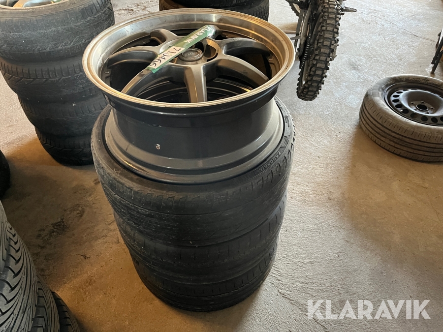 Dæk Andsail Dotz med fælge 4 styk 