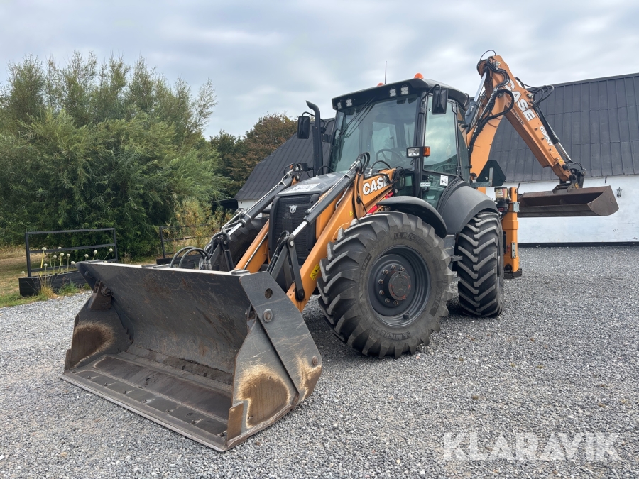 Rendegraver Case 695ST med tilbehør