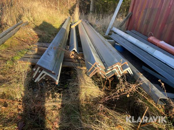 Vinkeljern stolper galvaniseret 20 styk