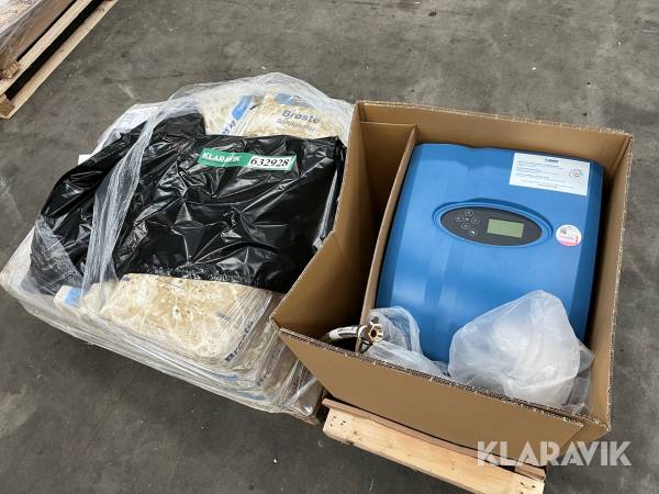 Blødgøringsanlæg BWT og saltpoletter