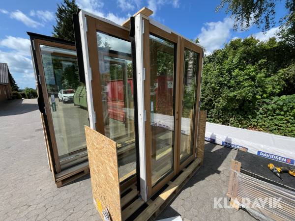 Terrassedørsparti Krone - 2 styk