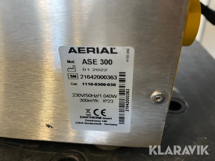 Luft affugter Aerial ASE 300