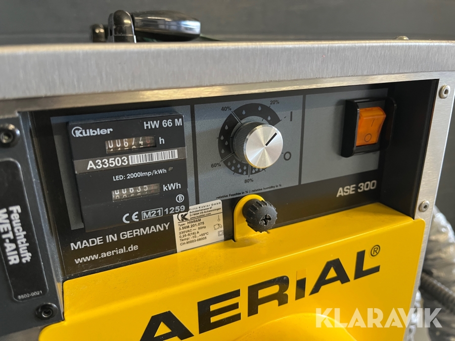 Luft affugter Aerial ASE 300