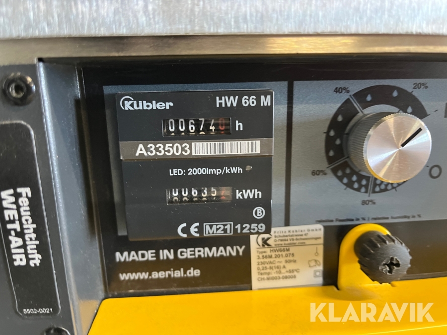Luft affugter Aerial ASE 300
