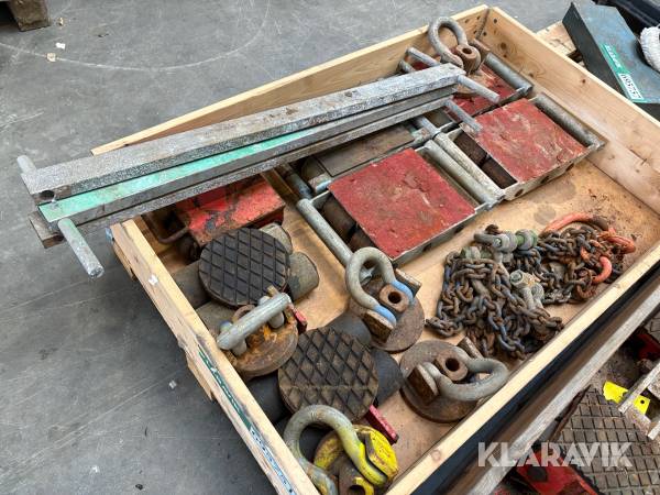 Læbekatte, kæder og løfteøjer