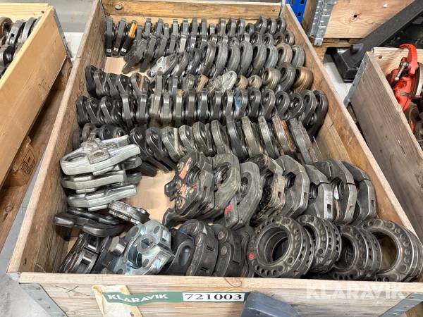 presbakker / preskæber – diverse størrelser og fabrikater