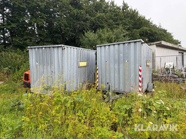 Lukkede trailere 2 styks