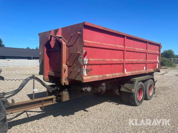 Wirehejsvogn Scania med container