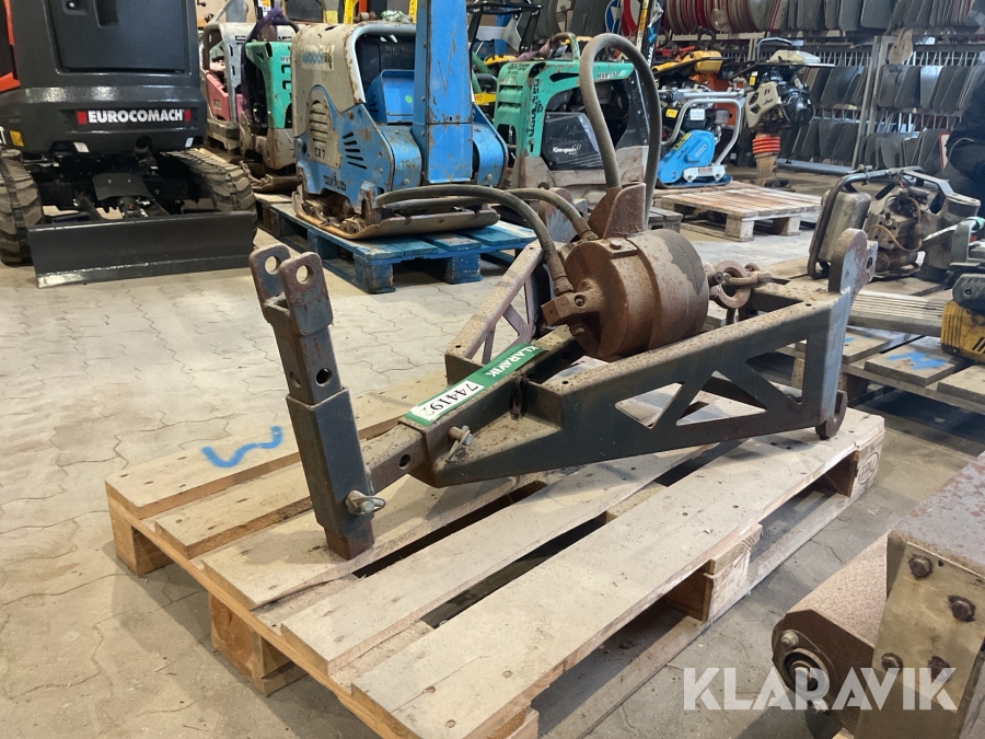 Kranarm med rotor til miniged