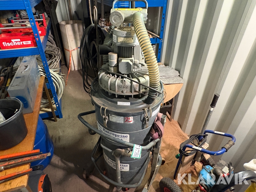 Oliestøvsuger/blæser DELFIN TC100IF-002