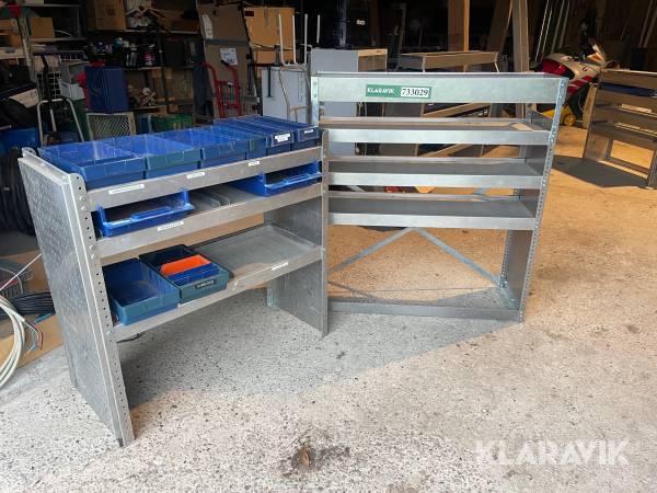 Reoler til varebiler Raaco 2 styk