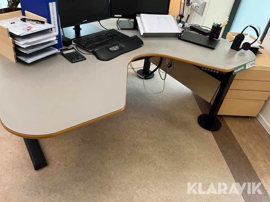 Hæve/Sænke borde 2 styk