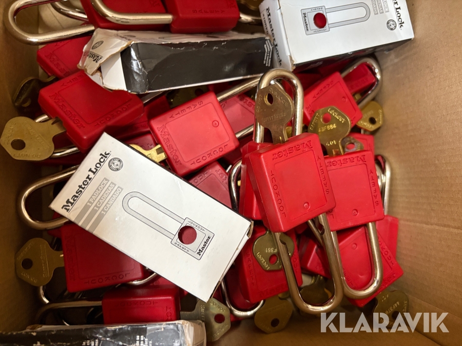 Hængelåse 40 styk