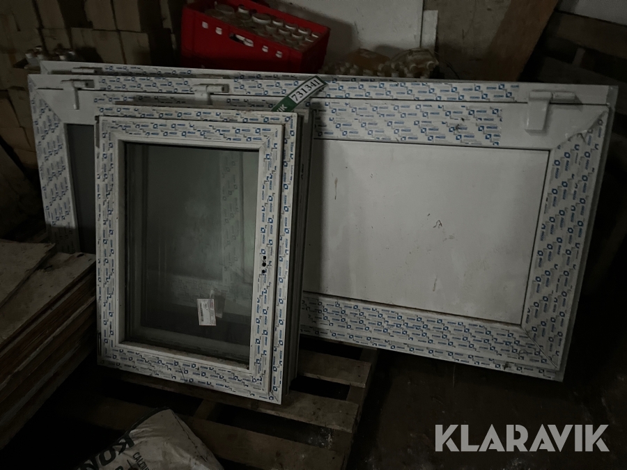 Vinduer 2 styk og døre 3 styk Devon