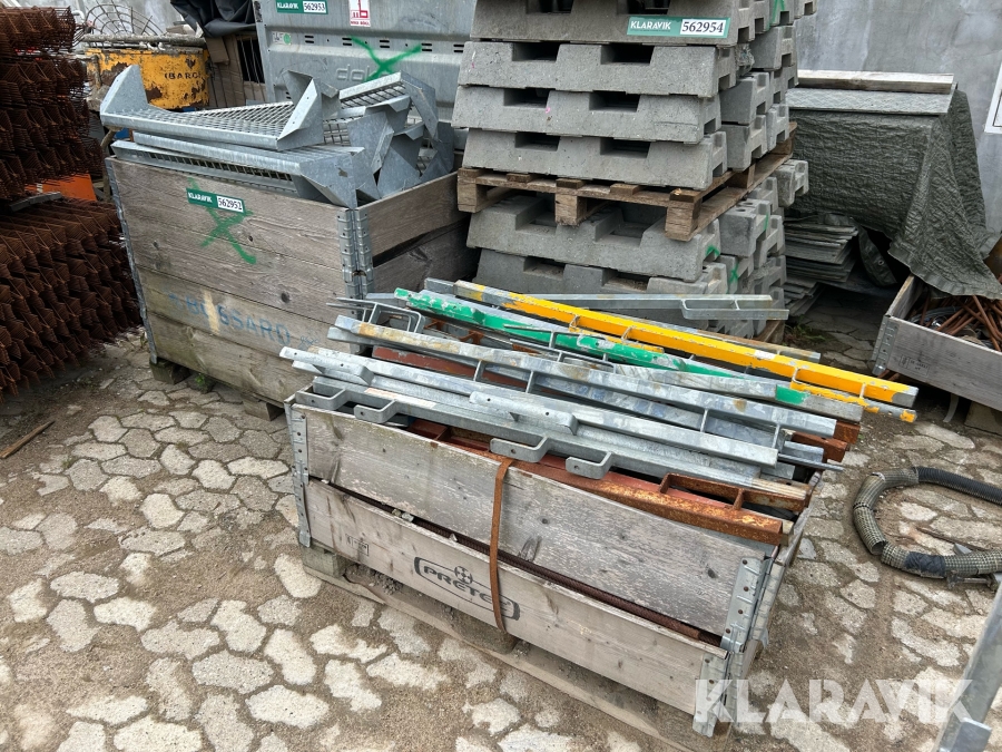 Galvaniseret trappetrin