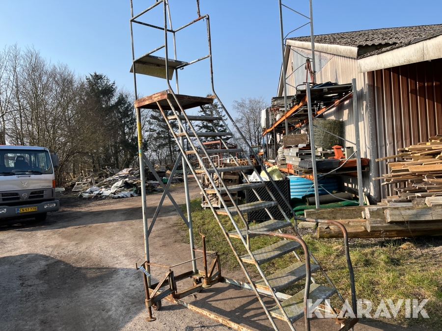 Stige med platform, Tønder, Klaravik auktioner