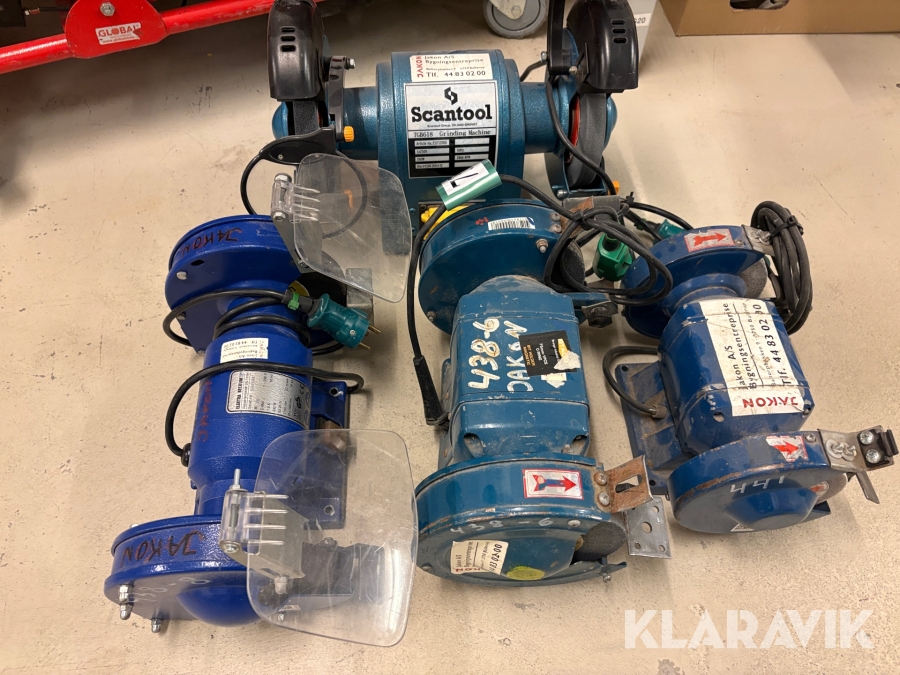 Slibemaskiner Scantool 4 styk