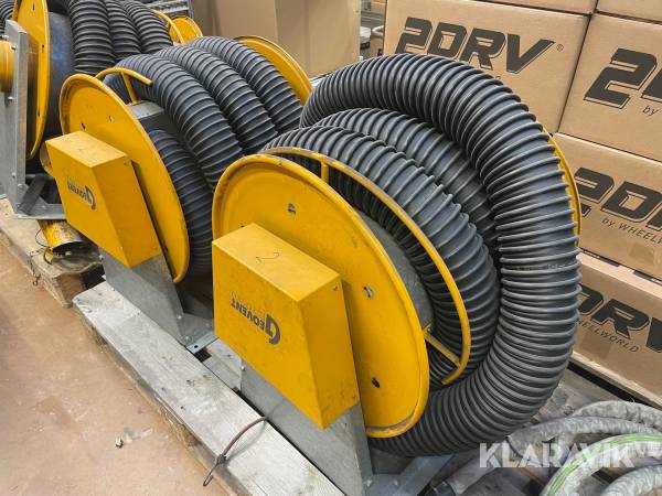 Slange ruller til udstødnings gas Geovent 2 styk