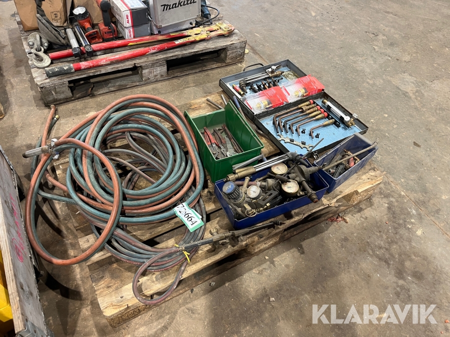 Svejse redskaber blandet Palle.