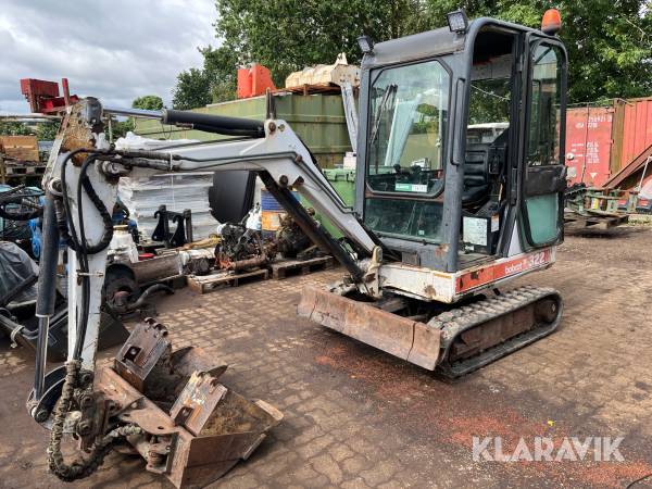 MiniGravemaskine Bobcat 322 med 3 skovle