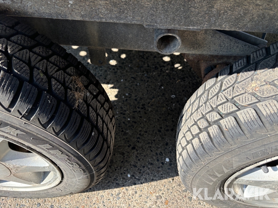 Maskintrailer med tip Brenderup 1503