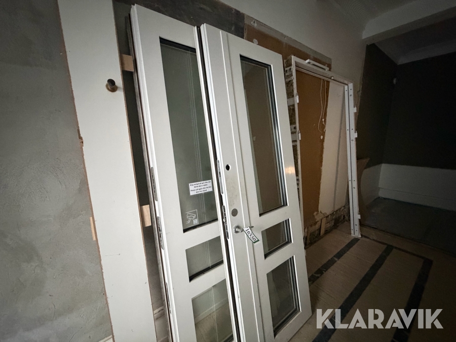 Sikkerhedsdør / franskdør med karm