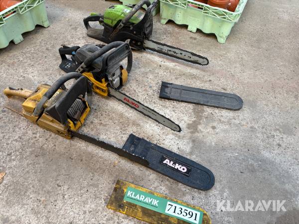 Motorsave 3 stk Alko+McCculloch+Garden