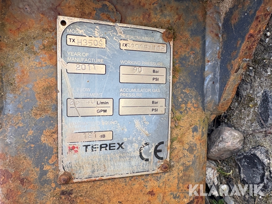 Hydraulikhammer Terex TX H350S