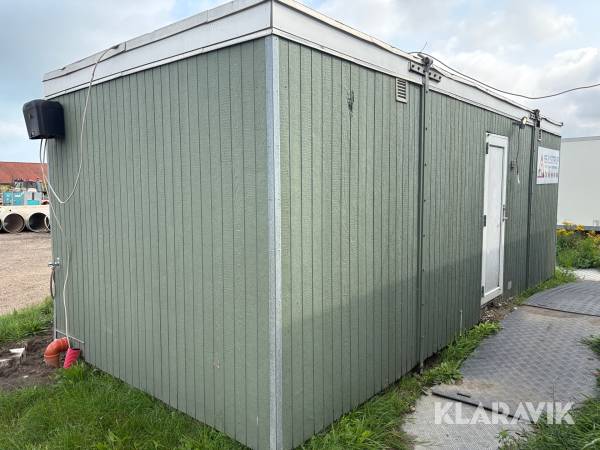 Toilet- og badeskur Vinderup Skurvogne 6 mands