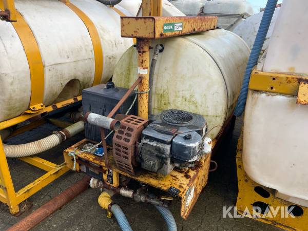 Blandeanlæg Vermeer MT300 1000liter tank