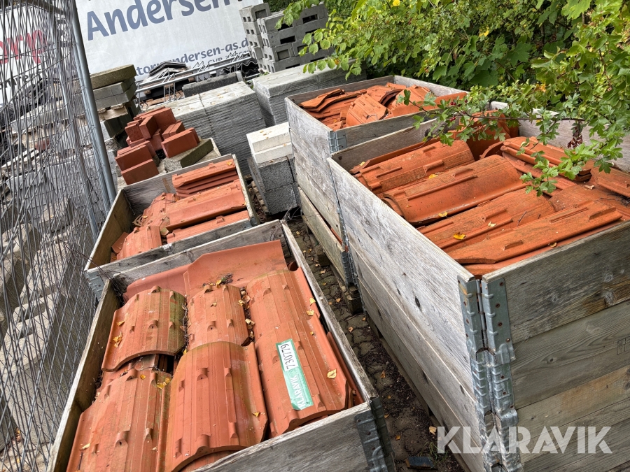 Tegl tagsten Højslev LD Gl. dansk Cirka 600 styk