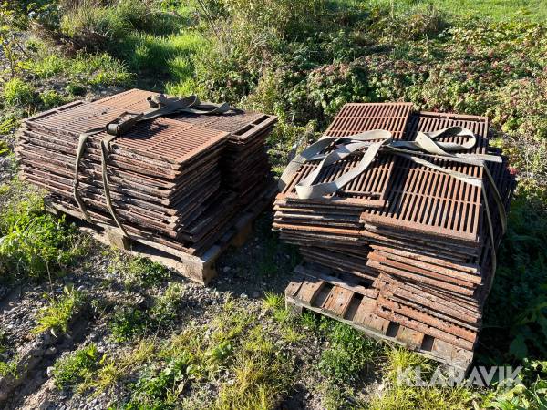 Støbejernsriste Masterfloor til grise - 80 styk