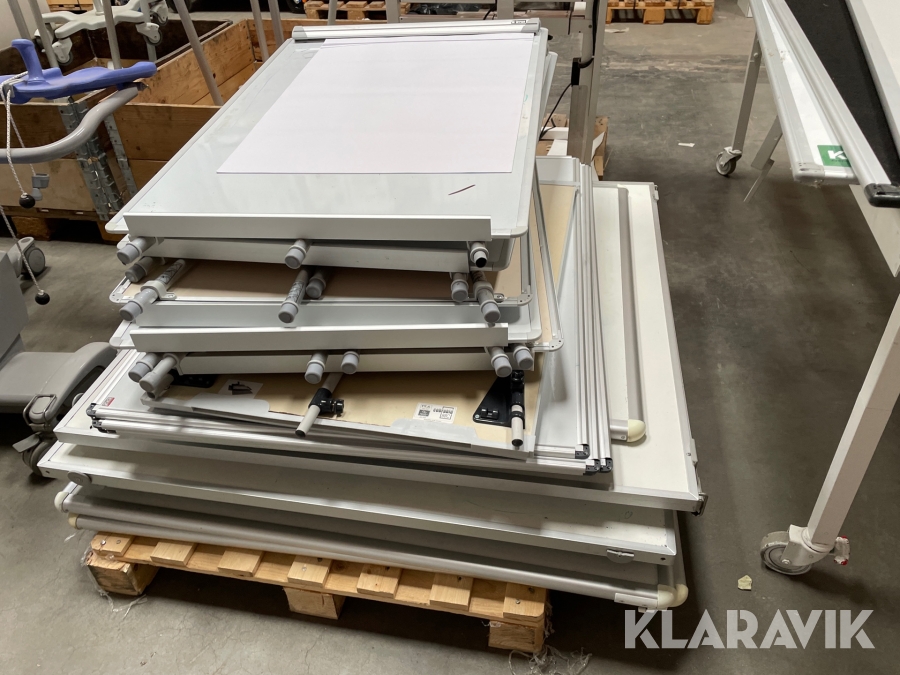 Blandet lot Whiteboards/tavler