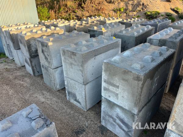 Betonblokke / siloklodser 25 styk - 160x80x80cm
