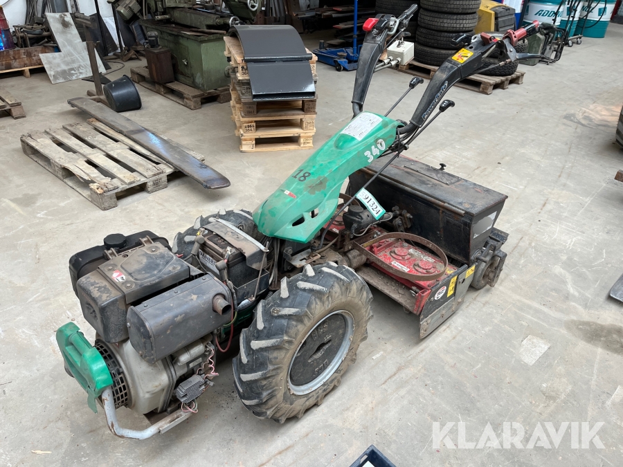 Redskabsbærer Ferrari MC 340 PS L100 med rotorharve og såkasse