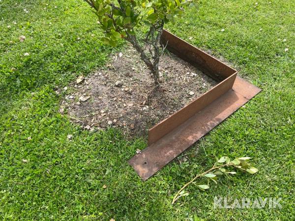 Bed kanter Corten Stål 