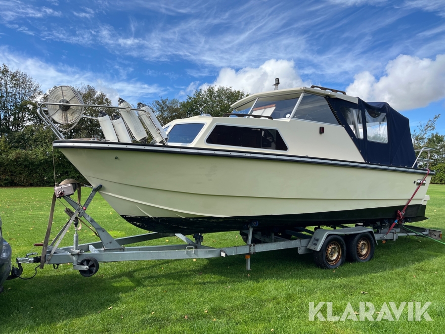 Båd med trailer Nimo Marin 22