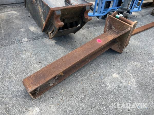 Kranarm til gravemaskine