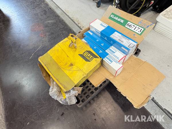 Svejsetråd og elektroder Esab/ oerlikon