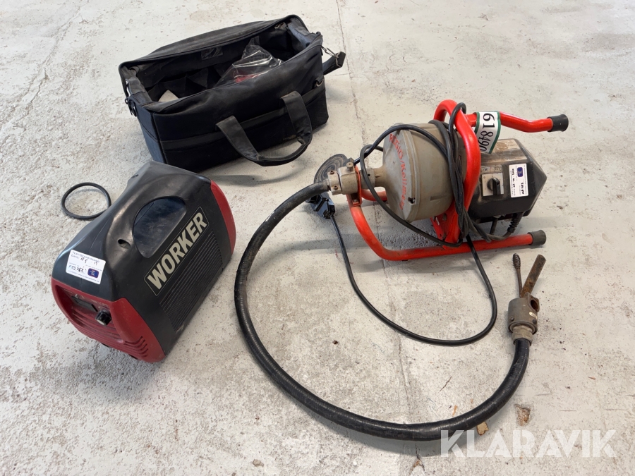 Afløbsrenser, Svejseinverter og Værktøjstaske