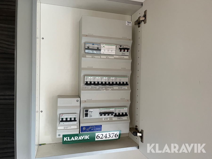 Komplet Elinstallation Hus LK/Schneider/Hager kontakter/Tavle/loftudtag