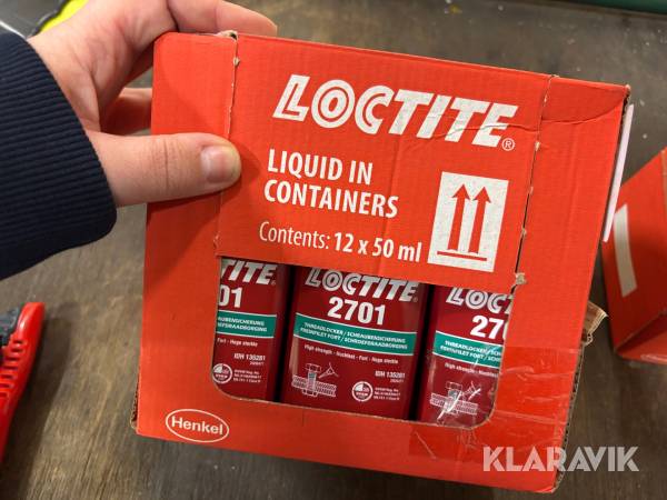 12 stk. Loctite 50ml.