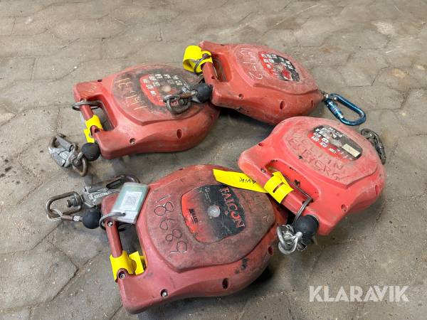 Faldsikring med taljeblok Miller Falcon MP50SS 4 styk