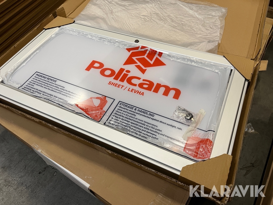 Infoboks med lås 7 styk