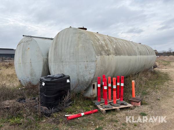 Ståltanke 2 styk à 100 kubik